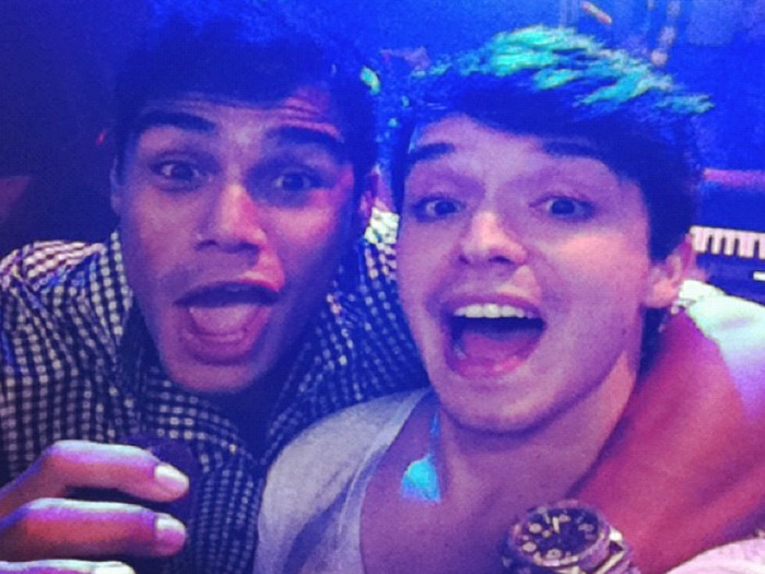 Bernardo Falcone e Micael Borges